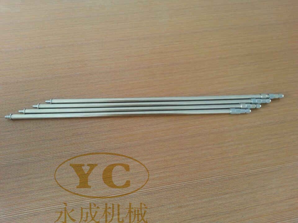 瓦斯探测杖的品质开始在每道工序